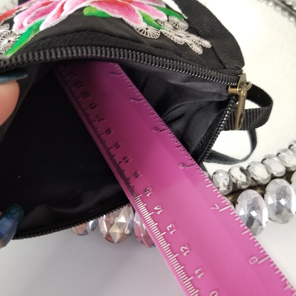 Mexican Embroidered Crossbody Bag New - Picture 6 of 9